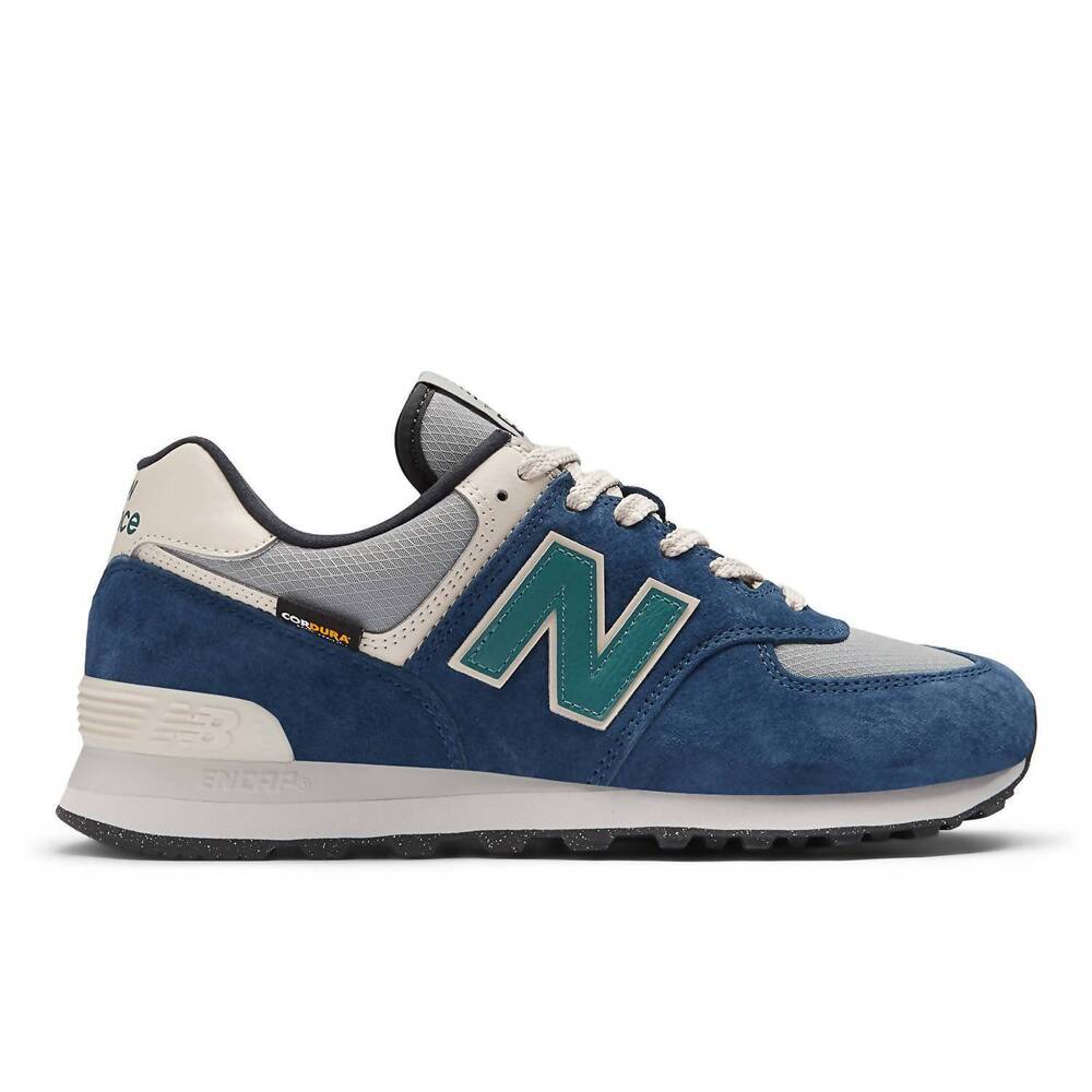 NEW NEW BALANCE unisex 574 sneakers in blue/grey